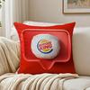 Popular FastFood Brand BBurger KKing Cushion Cover Pillowcase Antidustmite Living Room Sofa Decor Cushion Room