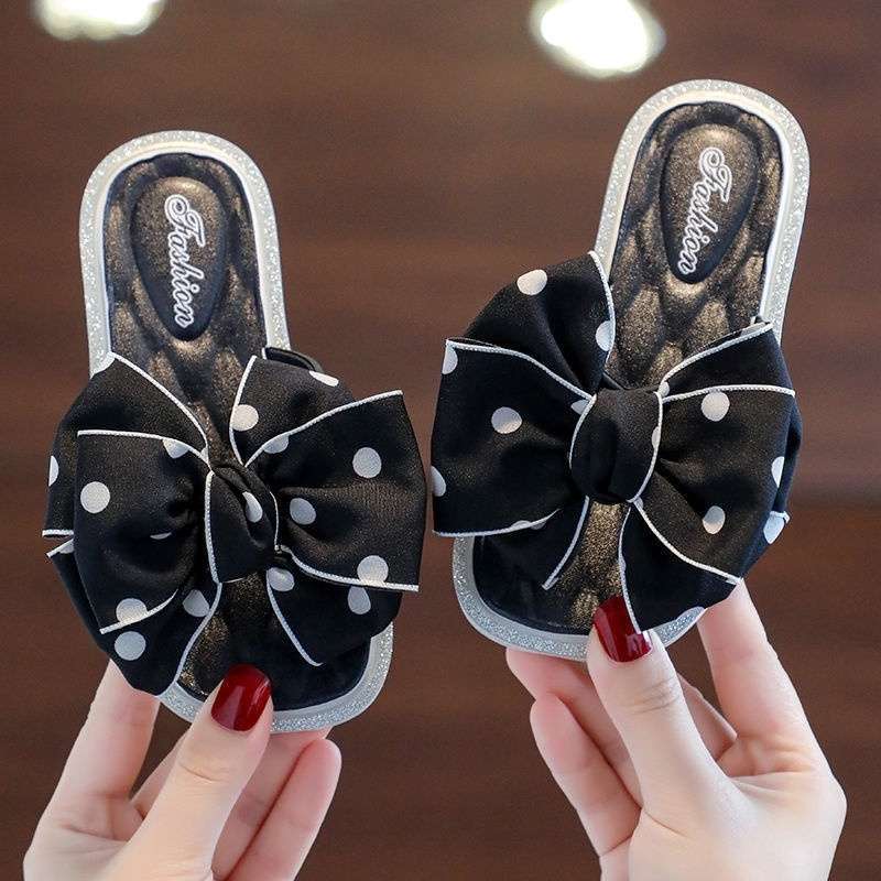 Children's Slippers Girls Summer Baby Slippers Home Indoor Deodorant Non-slip Girls Slippers Medium Children's Cool Slippers