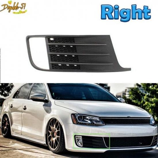 Right Front Bumper Fog Light Lamp Grill Cover Fit For VW Jetta MK6 GLI 2012-2014