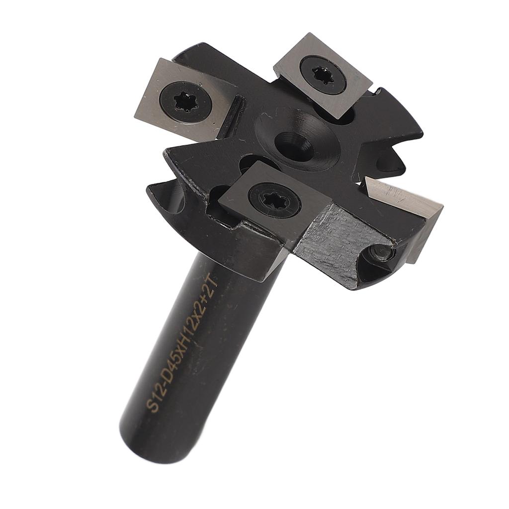 Spoilboard Abrichtfräser 12mm Schaft 1 3 4in Schnittdurchmesser 4 Schneiden Wendemesser Einsatz Hobelbit