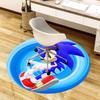1pc Sonic the Hedgehog Speed Spin Round carpet, Made of Polyester,Perfect for Decorating Office Chairs, Living Rooms fplt060