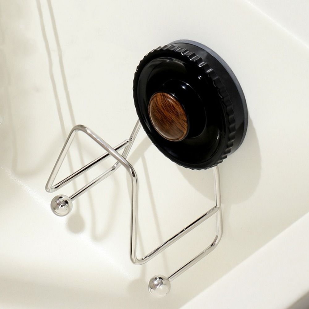 Quick Drying Suction Cup Sponge Holder Punch Free Sink Sponge Holder Sponge Drain Rack for Home