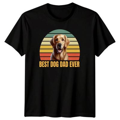 Bester Hunde-Papa aller Zeiten Vatertag Hunde-Papa Herren T-Shirt Golden Retriever