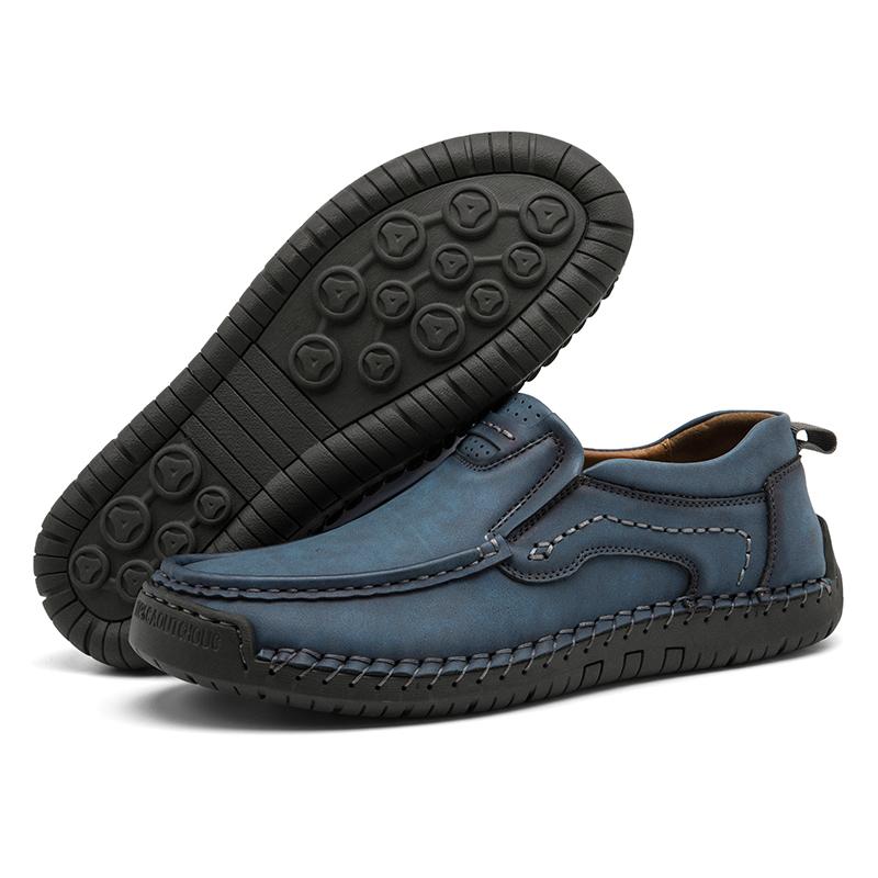 British Style Business Style Men's Hand Sewn Loafers
