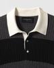 Pokeopeiseu Cable Rugby Knit Black/Charcoal