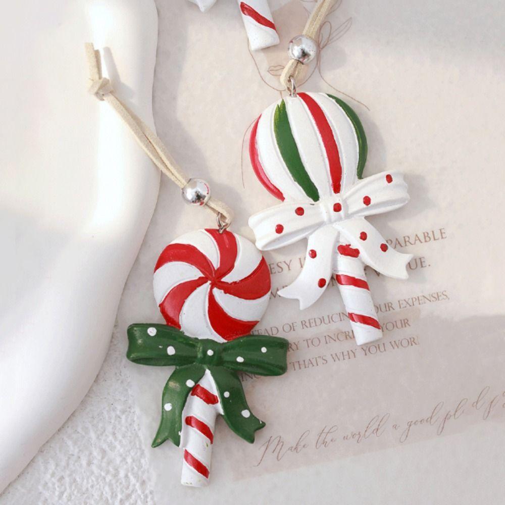 

Decorative Christmas Candy Pendant Resin Christmas Tree Ornament Holiday Party