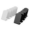 10 STÜCKE 24 Löcher Ohrringhalter Organizer Acryl L-förmig Ohrstecker Schmuck Präsentationsständer Ständer für