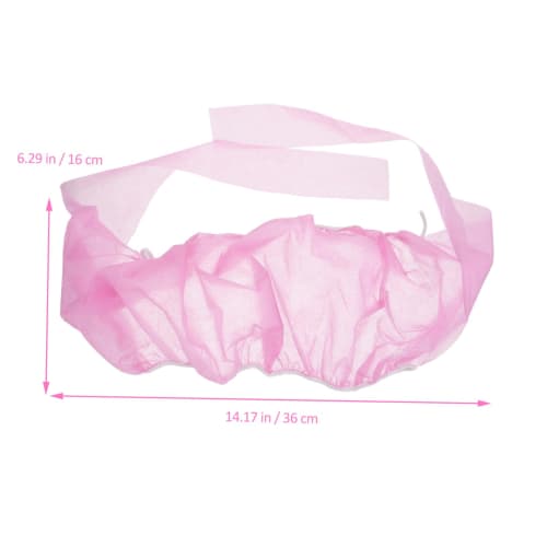 Parliky Spa Underwear and Bra Set, Disposable Nonwoven Bra and Panties for Sauna and Spa Care, Pink, 20-Pack