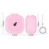 Protective Cover Soft Flexible Scratch Resistant Wireless Earbuds Protective Shell with Carabiner for Anker Soundcore P31i