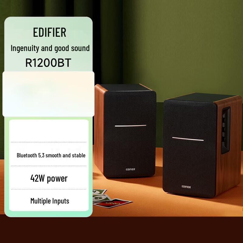 

EDIFIER R1200BT Classic 2.0 Bluetooth Desktop Speakers