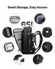 VEVOR Vacuum Travel Backpack, 65L, Expandable Vacuum Seal Compression Travel Backpack, with TSA-Approved Lock, Multiple Pockets Compartments