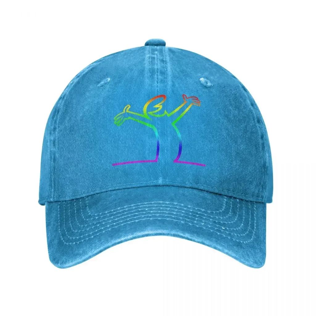 New La Linea LineUnisex Pride Baseball Cap for Unisex Women Distressed Denim Washed Headwear Anime Activities Unstructured Hats Cap
