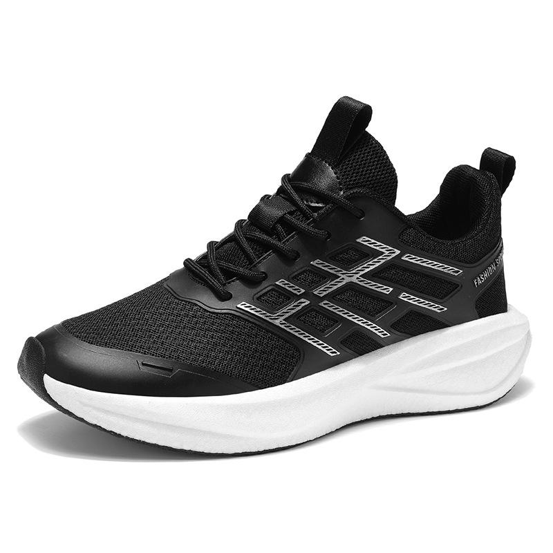 Spring and Autumn New Fashion Trend Low-top Platform Shoes Lace-up Light Casual Sports Shoes Men's Outdoor Running Shoes