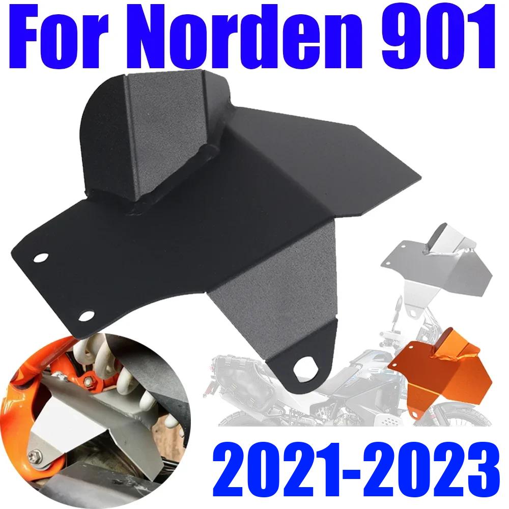 For Husqvarna NORDEN 901 Norden901 Accessories Exhaust Pipe Protection Cover Rear Shock Heat Shield Cover Shockproof Guard