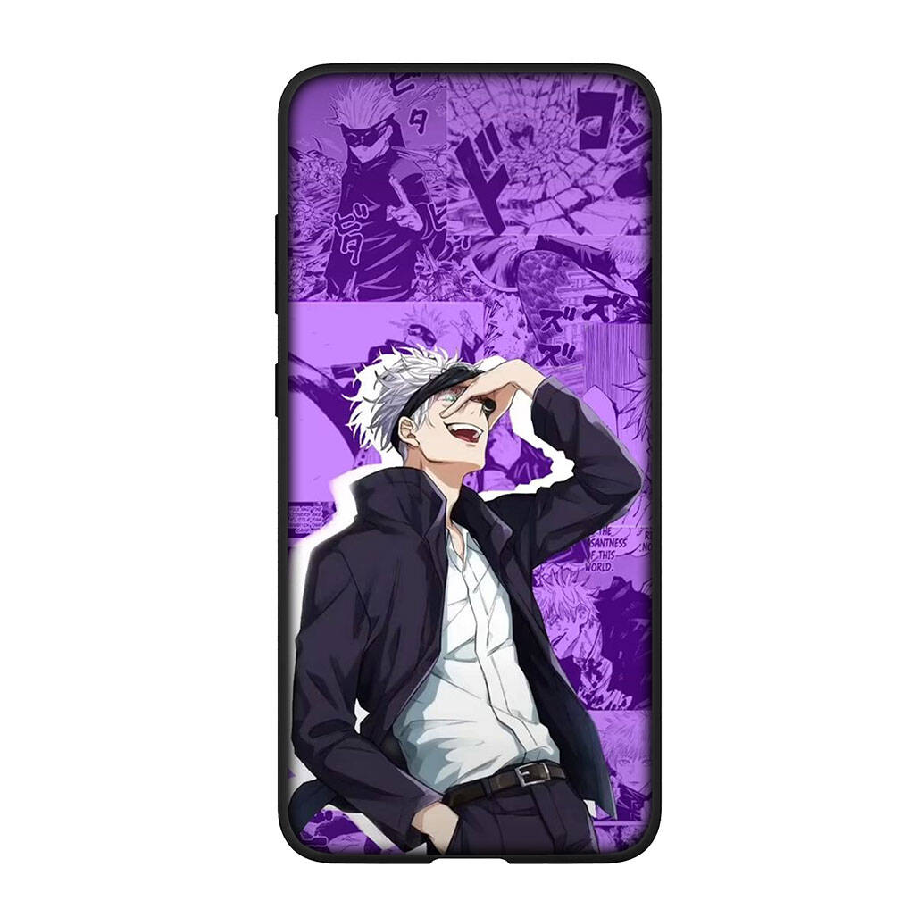 For iPhone 17 16 15 Xiaomi Poco F7 F8 X7 X6 C85 C75 C71 M8 Redmi Note 14 13 12 Pro Max 14C 13C 15C A3 A4 Case Anime Jujutsu Kaisen Gojo Satoru Cover