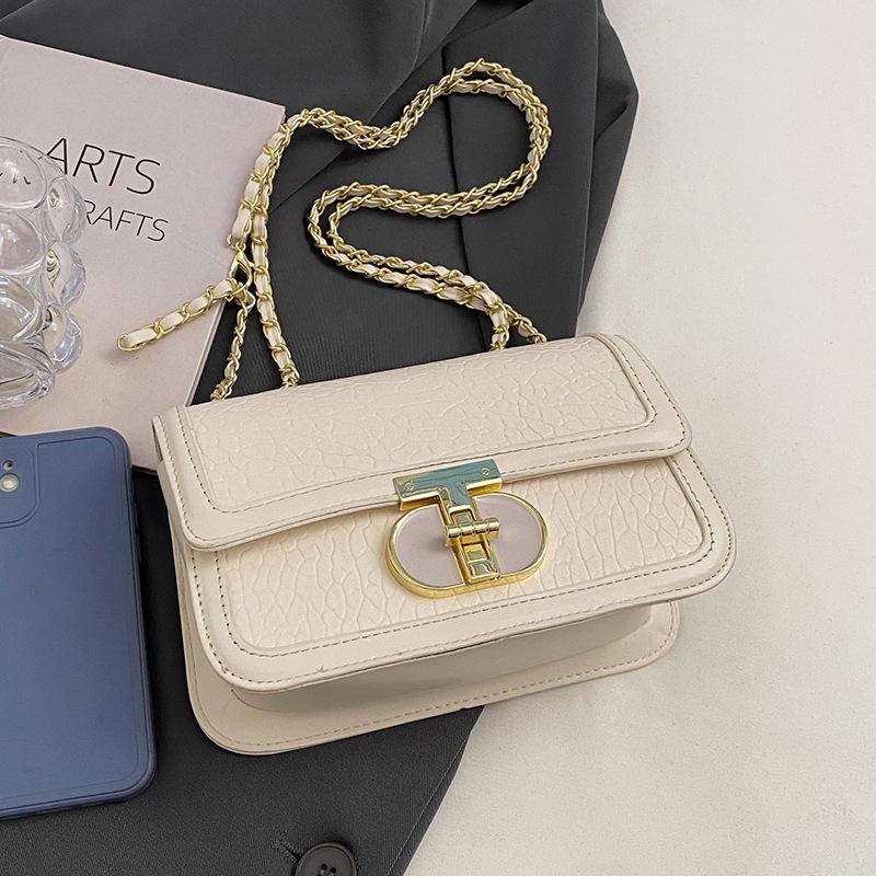 

Premium bag women s new niche design summer versatile chain shoulder messenger bag texture small square bag