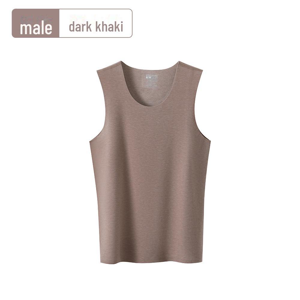 

Мужской бесшовный комплект терможилет и нижнего белья из норки XXL темные хаки