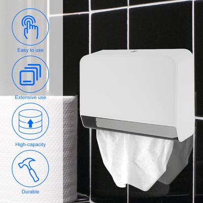 Paper Towel Holder Wall Mounted Drawer Paper Towel Push Dispenser Non Perforated Bathroom Toilet Tissue Storage Box