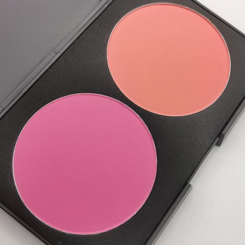 Two-Color Blush & Contour Palette for Professional Makeup Artists