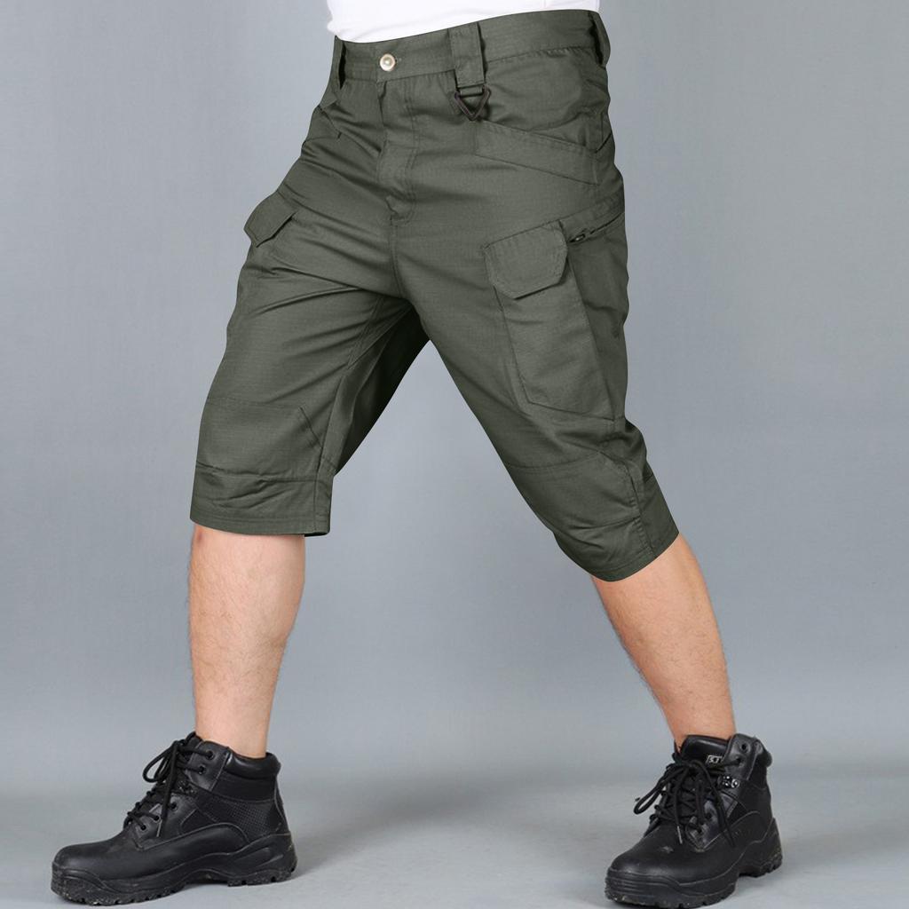 Men's Cargo Shorts Loose Fit Casual Hiking Shorts Outdoor Fishing Shorts With Multi Pockets