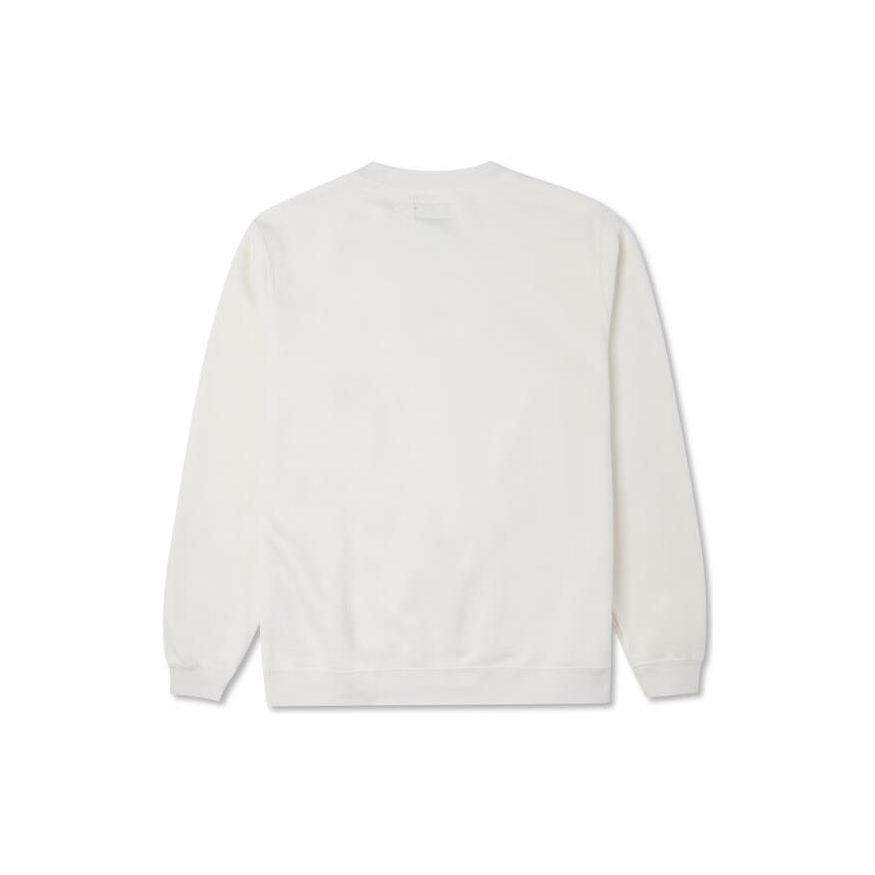 Converse Sweatshirts Unisex White Crew Neck Moderate Regular 10024510-A11