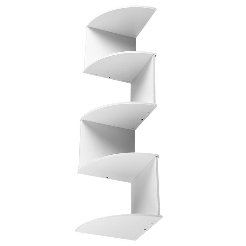 Wall-Mounted Triangular Corner Shelf Rack - Multi-Layer Kitchen Storage Bookshelf