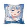 Decorative Pillow Covers Sameko Saba X Gawr Gura Merchandise Home  Throw Pillow Case Cover Zipper Multi-Size