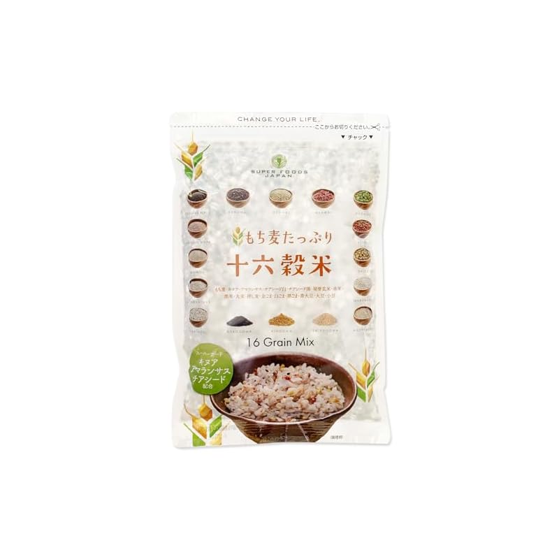 SUPER FOODS JAPAN Sixteen-Grain Rice with Plenty of Glutinous Barley 450g