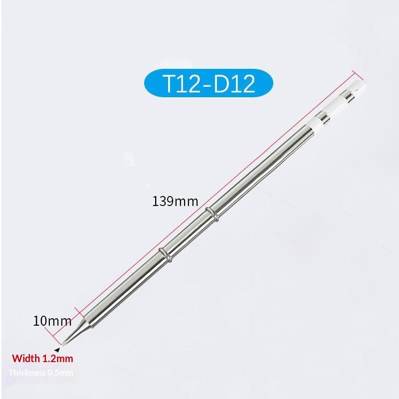 T12 Series Soldering Iron Tip High Accuracy Multi-use Replacement Fit for Hakko FX951 Electric Soldering Station