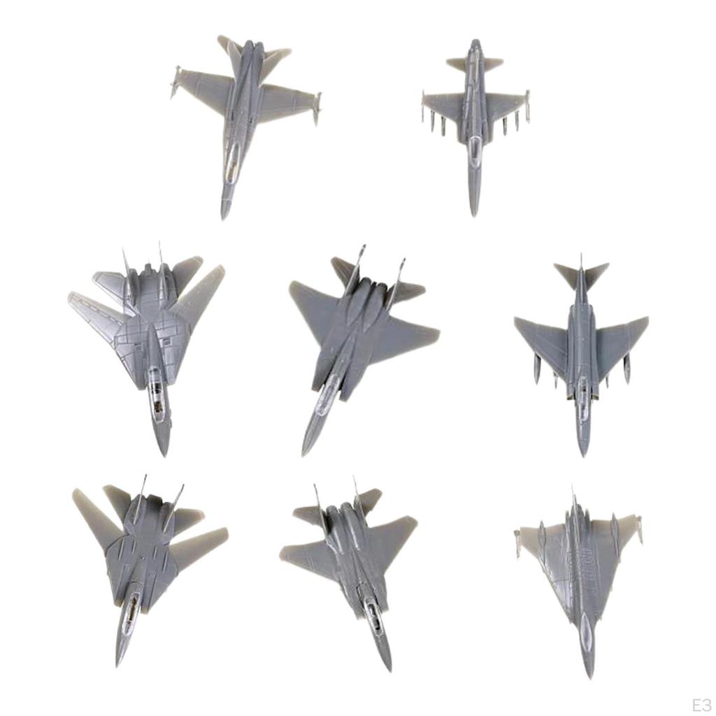 1/144 4D Assembled Fighter Airplane Models Jigsaw Toys, Plane Kits Aircraft Toys Educational