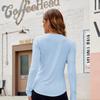 Frühlings- und Herbstbluse für Damen, hochelastisch, UPF50+ UV-Schutz, Outdoor-Oberteil, leichtes Sonnenschutzbekleidung