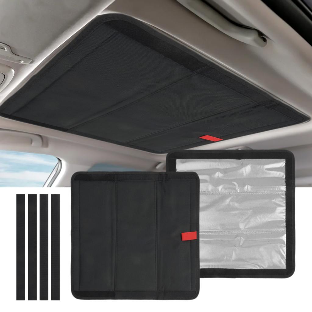 RV For Skylight Roof Sunshade Pad with Foldable Aluminum Film Reflective Layer for Effective Sun Blocking and Privacy