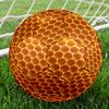 Spider Webs and Beehives Indoor Size 5 Soccer Ball Colorful Machine Stitched PVC Competition Ready Durable High-Bounce