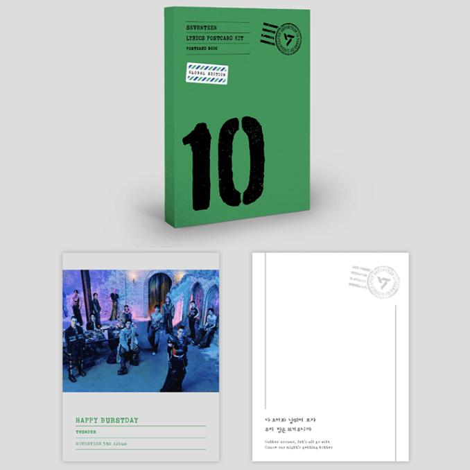 SEVENTEEN Lyrics Postcard Kit