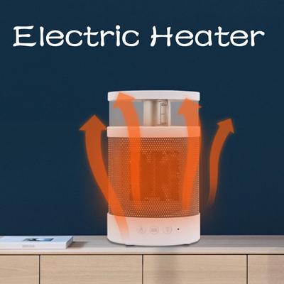 3 In 1 Desktop Heater Home Heater Humidifier With Night Light  Heater Room Heating Stove Household Portable Electric Heater
