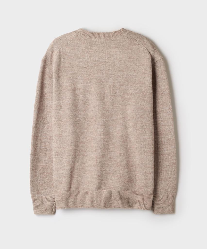 SPAO [Soft Yarn] Hairy V-Neck Sweater_Spkwg4Tc02