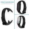 Watchband Solid Color Wristband Watchband Silicone Press-type Installation With Metal Connector Waterproof for Xiaomi Mi Band 8