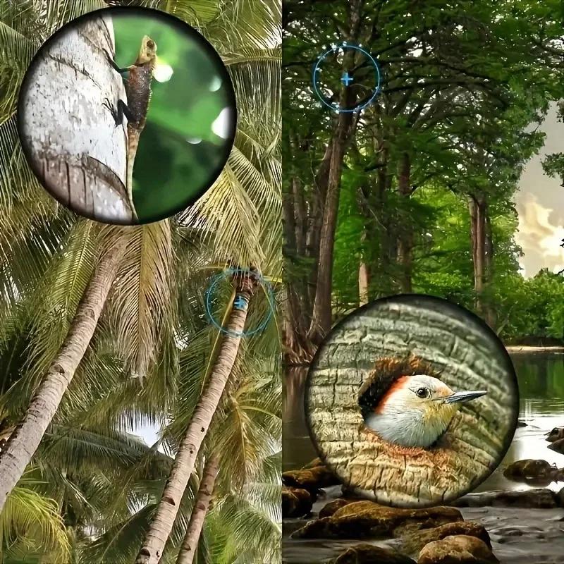 Powerful 16x52 Monocular Telescope Zoom  Long Range Night Spyglass for Outdoor Camping Bird Watching High Clarity Hunting