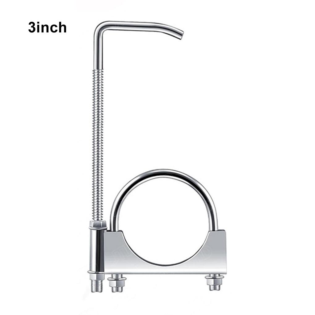 2.5Inch/3Inch Exhaust Clamp With Hanger Exhaust Clamp Clamp With Hanger Rear Muffler Hanger Durable
