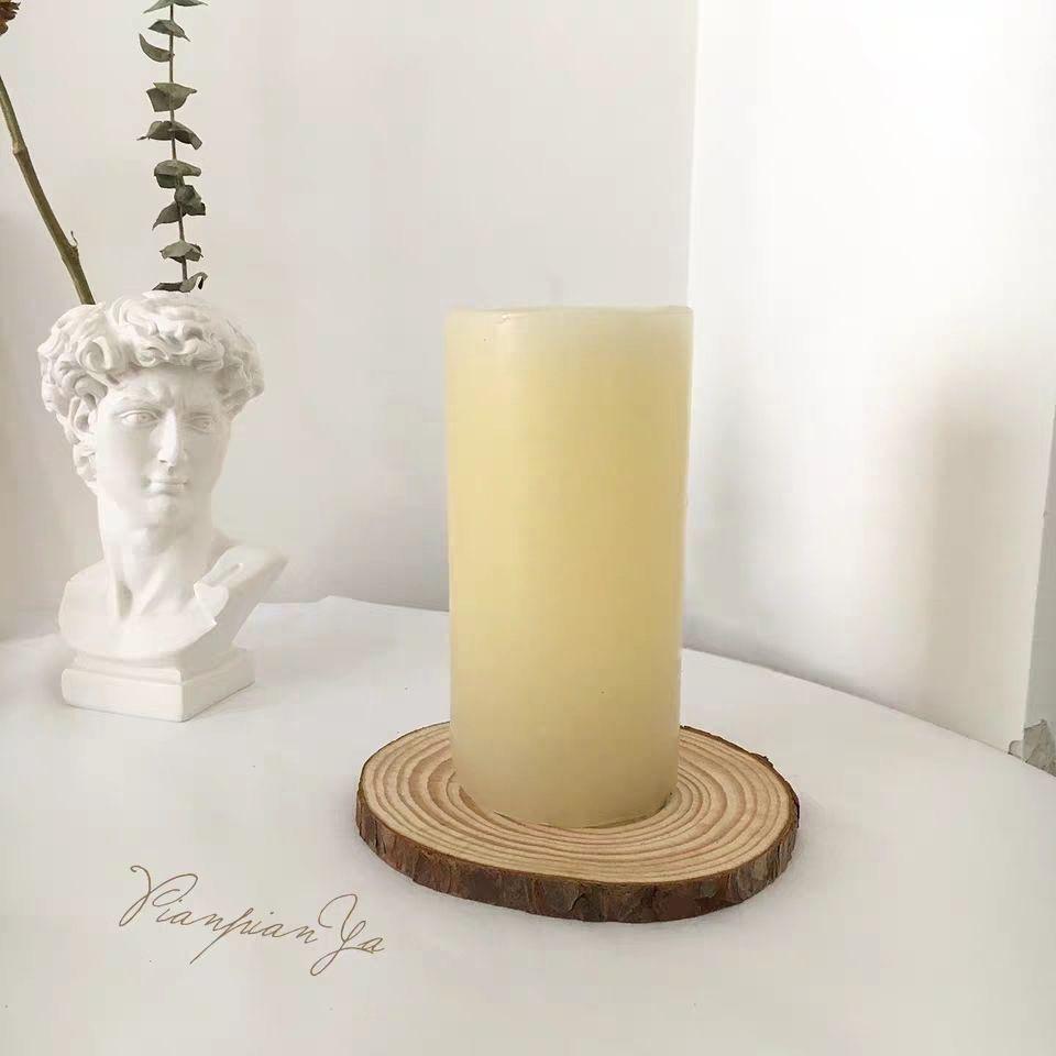 Holzuntersetzer, Ins Fotografie-Requisiten, Untersetzer im nordischen Stil, Anti-Verbrühung und Wärmeisolierung, Holz-Essunterlage