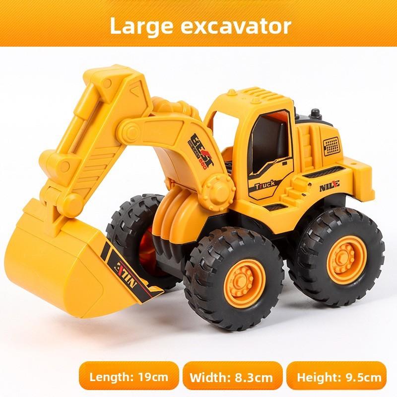 Excavator Inertia Large Dump Truck Set Toys Interactives Parts Skills Plays
