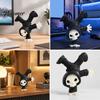 Posable Skull Ornament 3D Printed Upside-Down Reaper Ghost Ornament, Creative Statue, Funny Halloween Personalized Holiday Figurine for Home