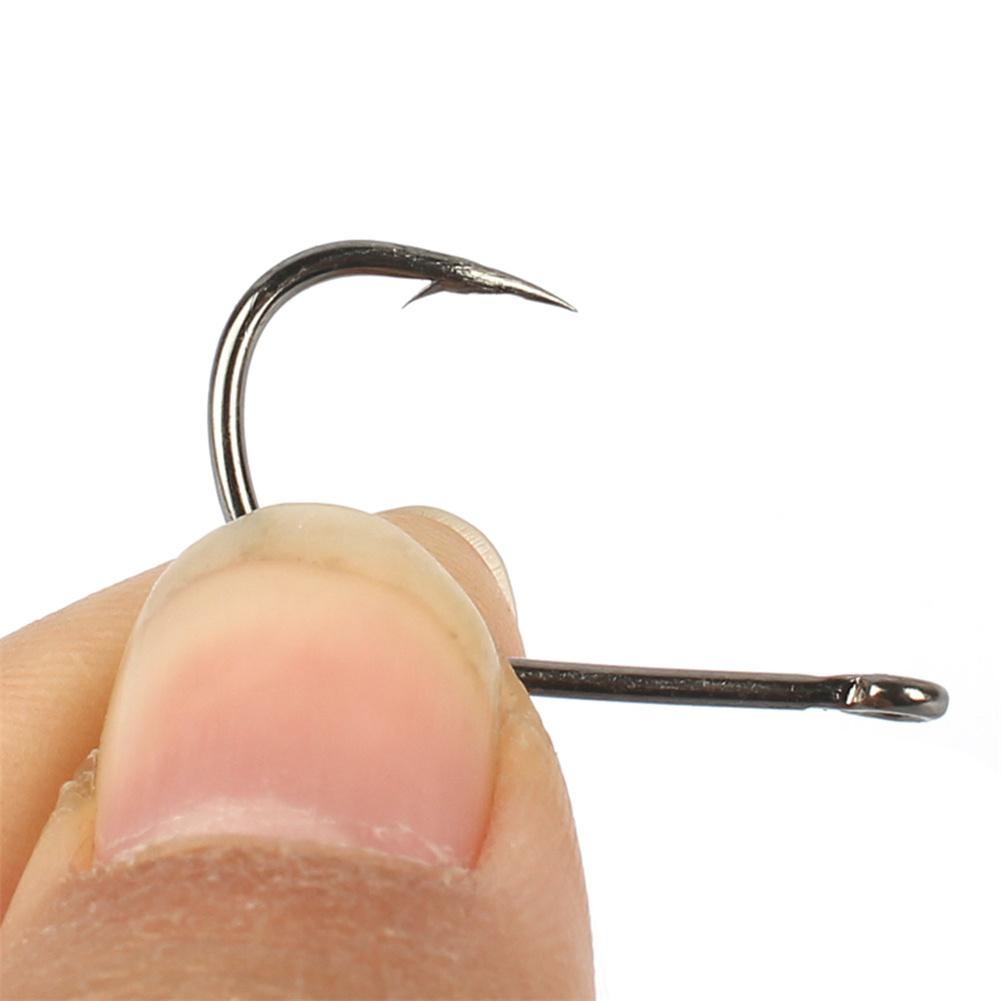 300Pcs/Box ISEAMA Fish Hooks3-16# High Carbon Steel with Circle Hook Mixed