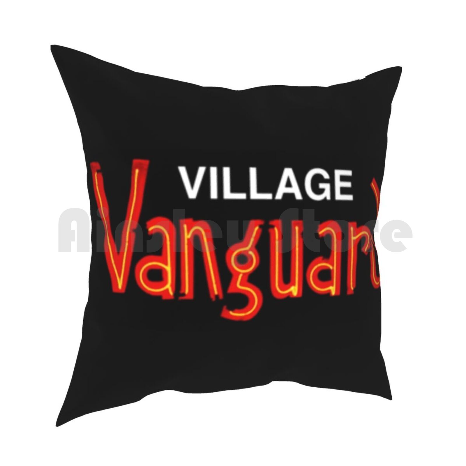 The Village Vanguard Nyc Pillow Case Printed Home Soft DIY Pillow Cover Village Vanguard Village Nyc Music Venue Music Club 30cmx30cm