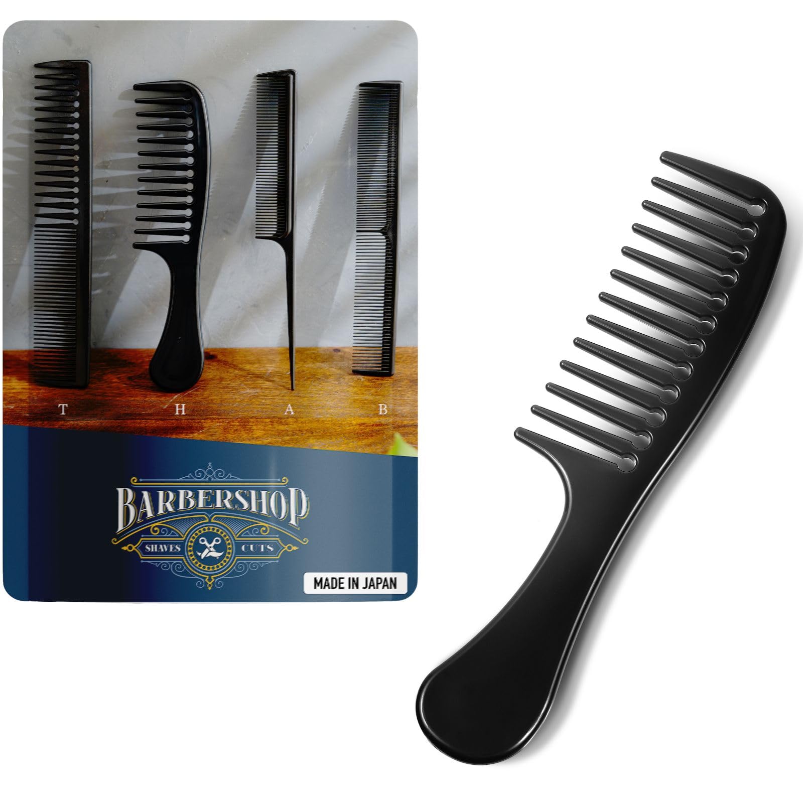 

iMii Расческа в Японии для Помады и Геля Сетчатая Расческа для Фейда Парикмахерская Расческа Мужская [Сделано для Укладки] Стрижки, Грубая, Грубая, Мужская (MH Черный)