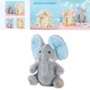 Plush Elephant Toy With Eye Covering For Kids Interactive Sleep Aid And Comfort