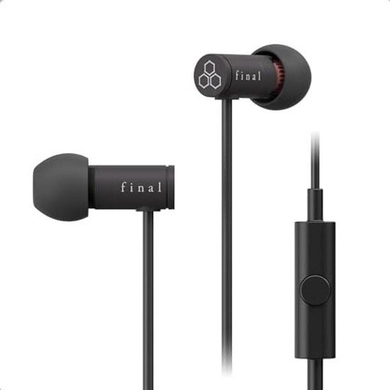 Final VR500 Gaming Canal-type Earphones Microphone Compact Gray 3.5mm Plug