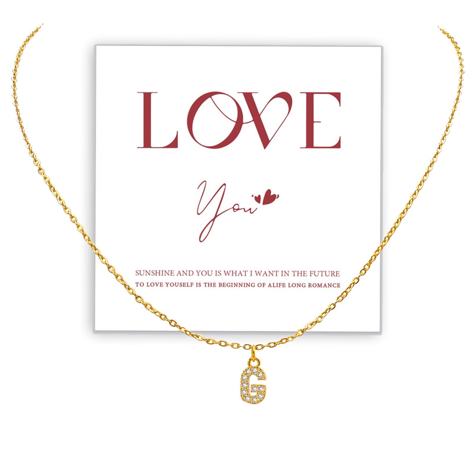 

Personalized Initials Necklace, Dainty Zirconia Alphabet Name Necklace Pendant For Women Birthday Gift for Mom Girlfriend Wife