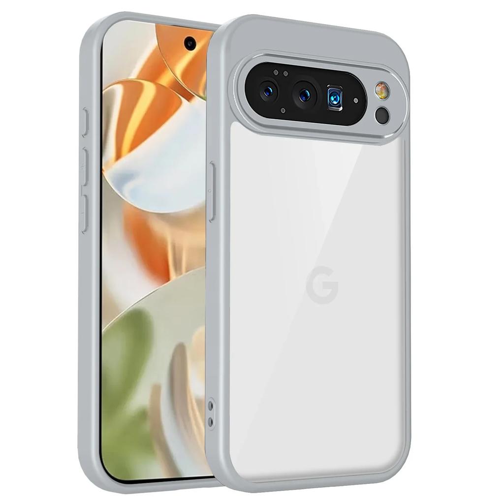 Simple Skin Friendly Ultra-Thin Plain Phone Cases For Google Pixel 10 9A Pro XL Shockproof Matte Clear TPU Protective Back Cover
