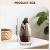 Ceramic Flower Vase Desktop Ornament Arrangement Floral Container for Office